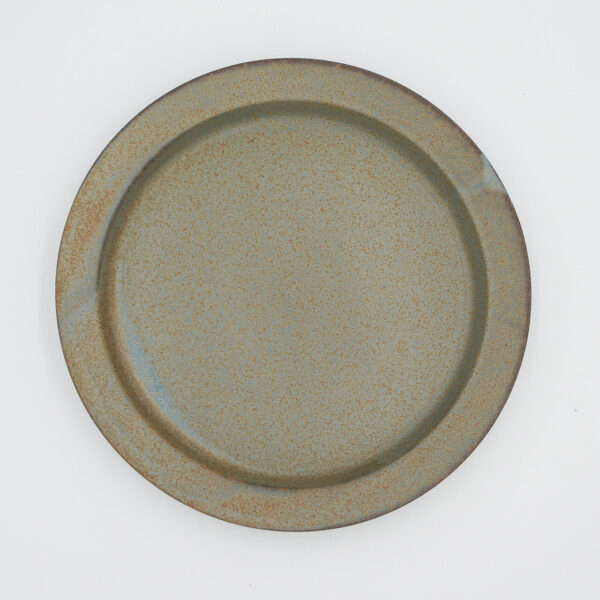 [Ancient Pottery] 復古做舊圓盤 L 灰綠：圖片 2