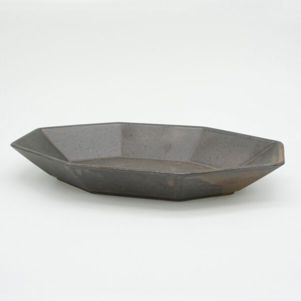 [Ancient Pottery] 復古做舊八角深盤 古銅