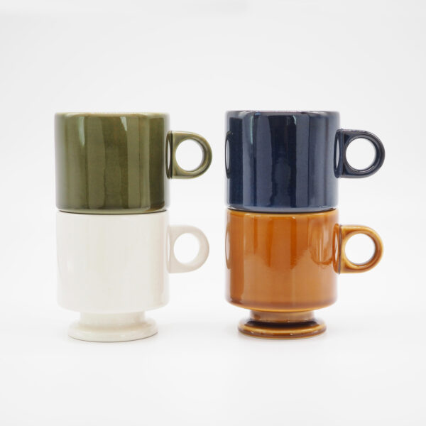[Smith] Stacking Footed Mug Navy：圖片 2