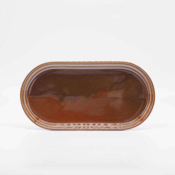 [Smith] Stacking Oval Plate Brown：圖片 2