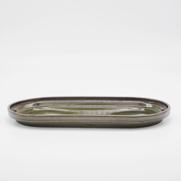 [Smith] Stacking Oval Plate Green