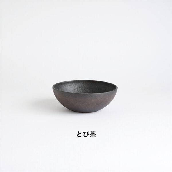 [Meizan-togyo] 信樂燒 碗 茶色 Ｌ
